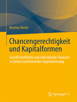 cover image of Chancengerechtigkeit und Kapitalformen